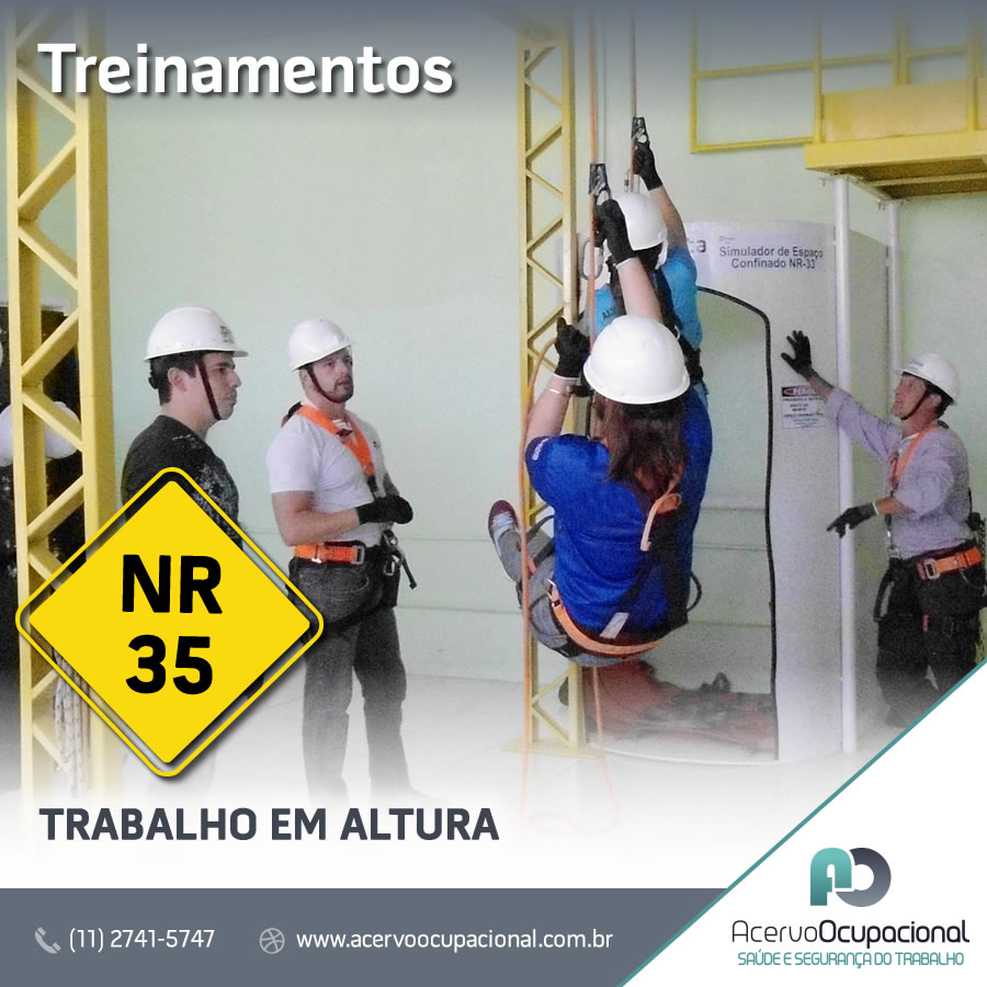 Blog - Treinamento NR 35 - Trabalho em altura em São paulo
